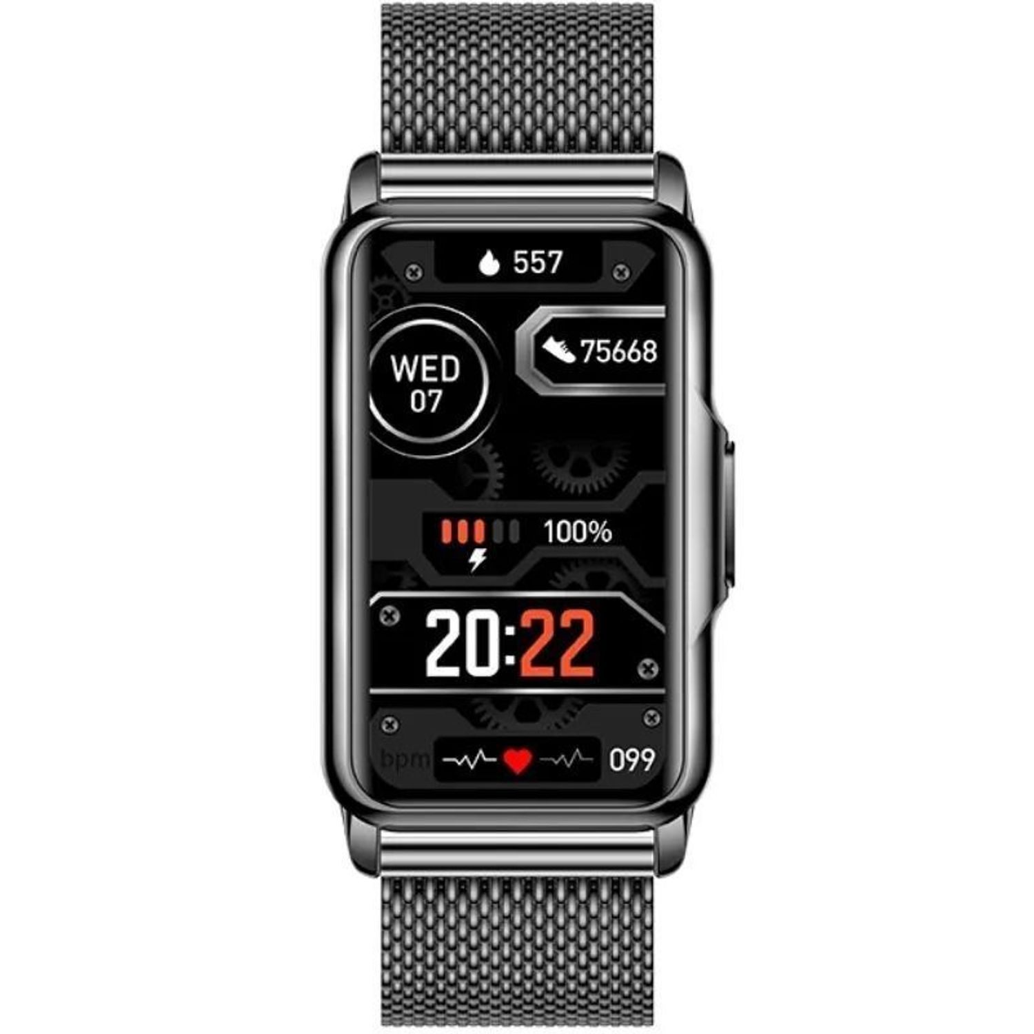 Zegarek Smartwatch Rubicon czarna bransoletka RNCF04 z rozmowami (1).jpg